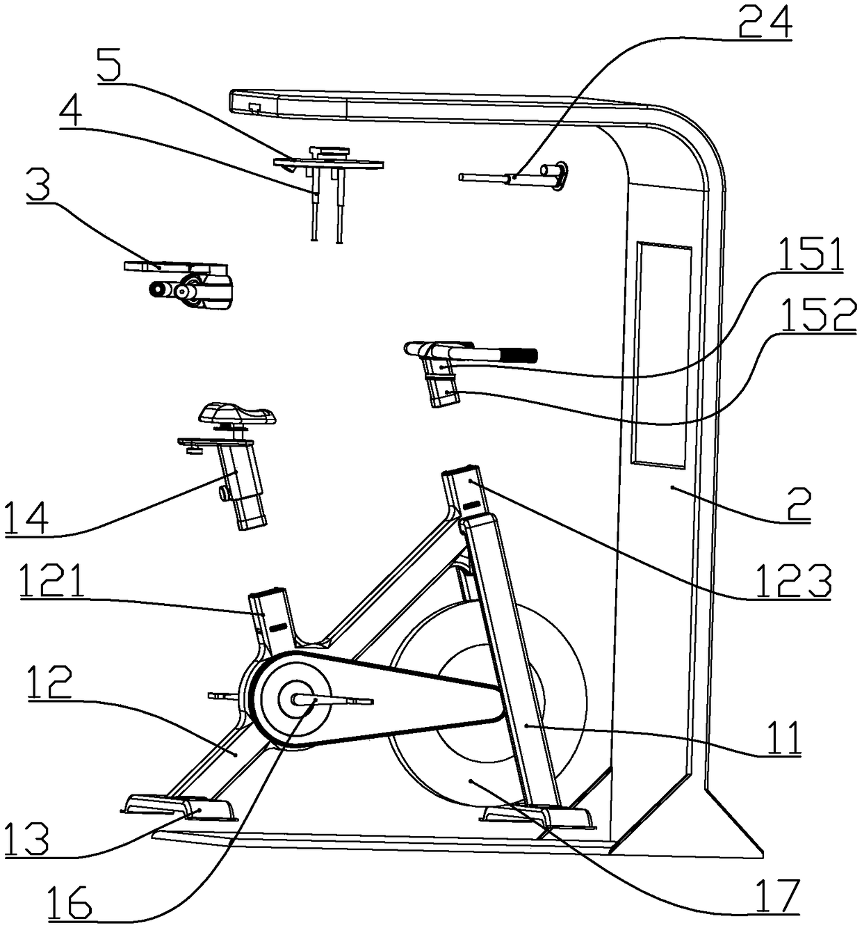 A VR-based exercise bike device