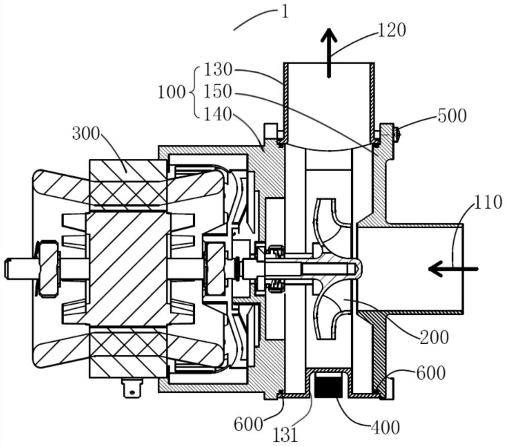 Water pump of dishwasher and dishwasher having same