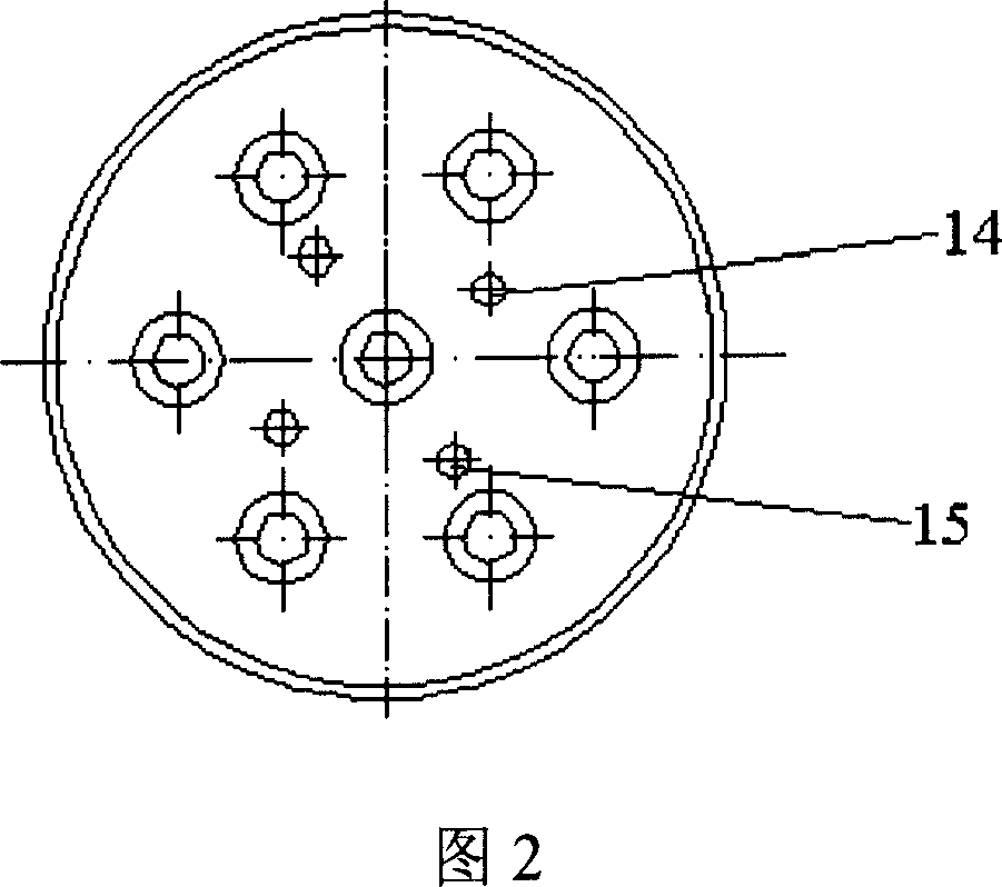 Beaming type gasification or combustion nozzle and its industrial use