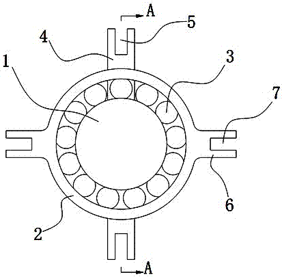 Bearing type hinge