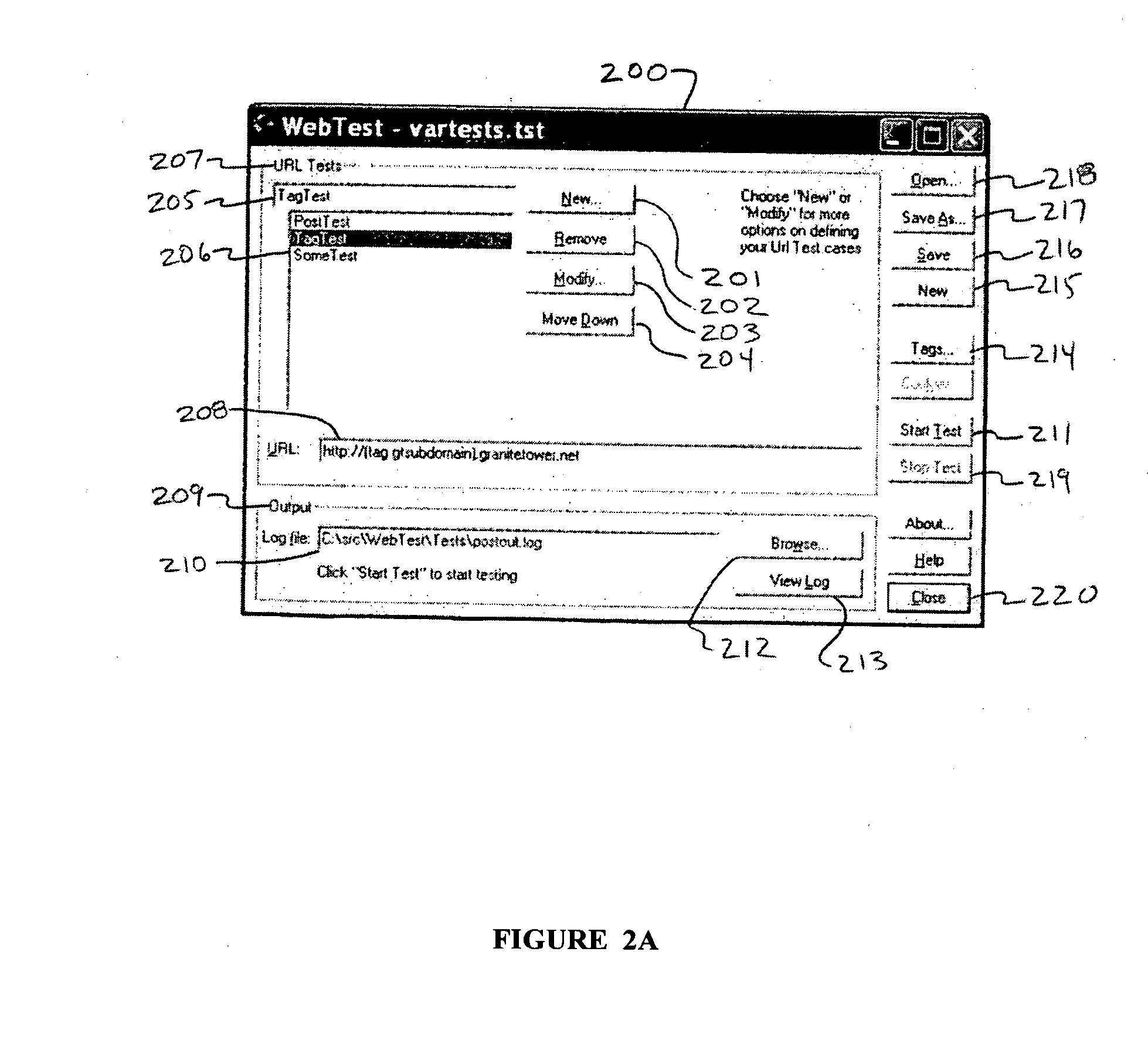 System and method for load testing a web-based application