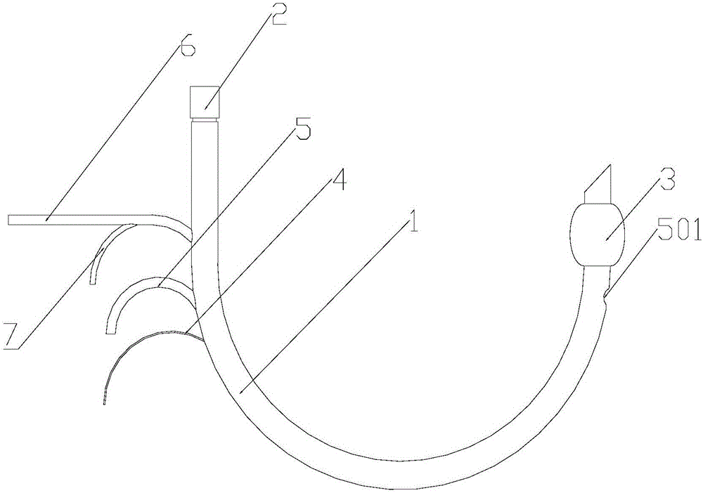 Dosing phlegm-absorbing temperature-measuring type trachea cannula