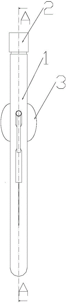 Dosing phlegm-absorbing temperature-measuring type trachea cannula