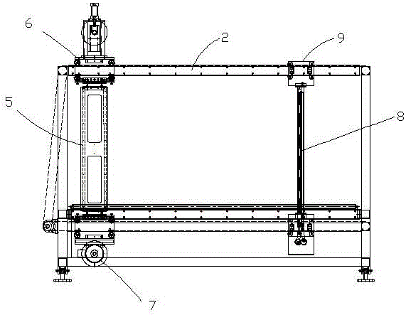 Foamed cotton double-cutter cut-off machine