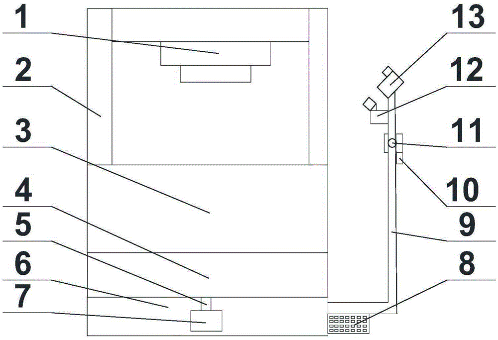 Rotating type flaw detection injection molding machine die