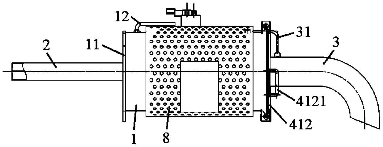 Vehicle and tail gas purification device thereof