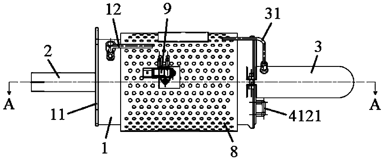 Vehicle and tail gas purification device thereof