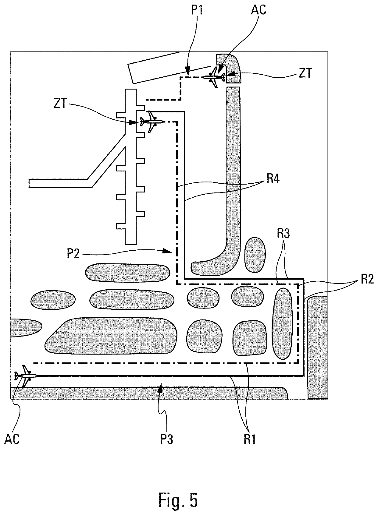 Method And System For Generating Operational Data Relating To Aircraft Movements In An Airport Infrastructure