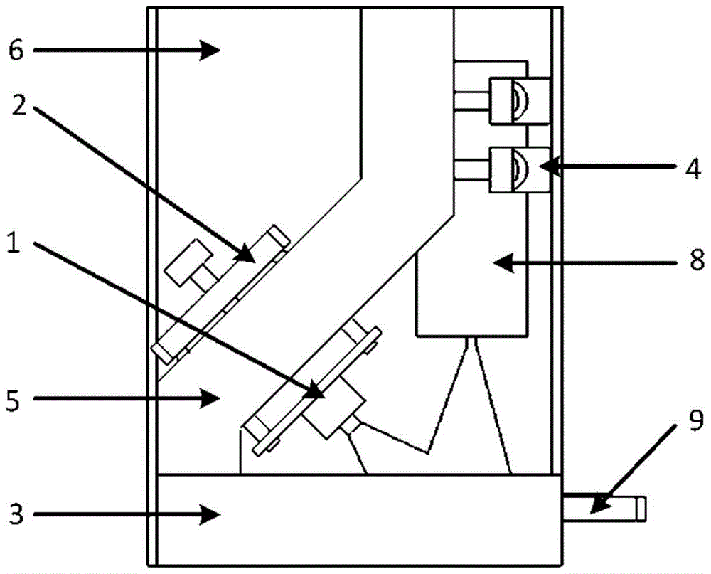 Laser induced long-wave infrared colloidal gold test paper quantitative detection device