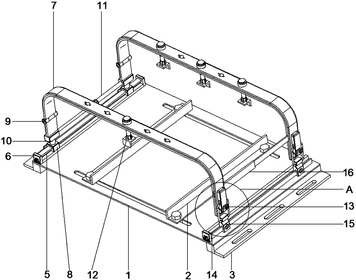 Rapid industrial drilling and milling device workpiece fixture