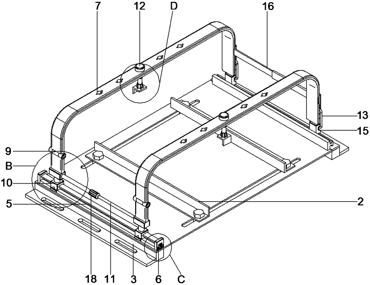 Rapid industrial drilling and milling device workpiece fixture