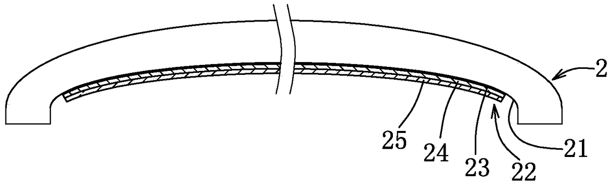 Shell with two-dimensional circuit structure and manufacturing method thereof