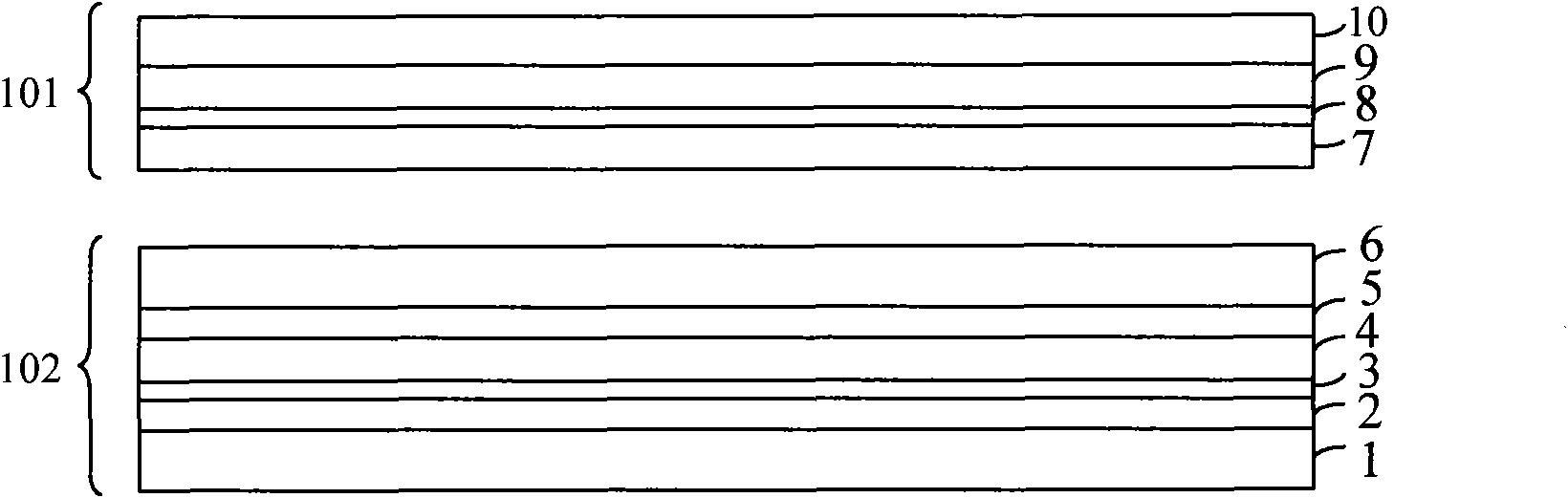 Touch screen liquid crystal display module and touch drive method thereof