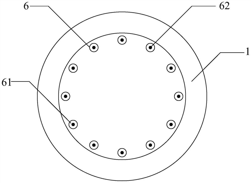 Fabricated rock anchor rod composite foundation and construction method thereof