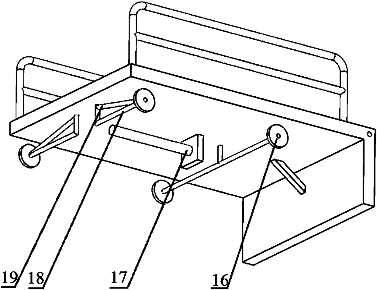 Series type marine lifting compensation device