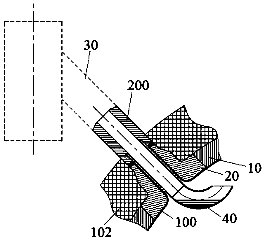 Nuclear power plant voltage stabilizer and its water sealing device