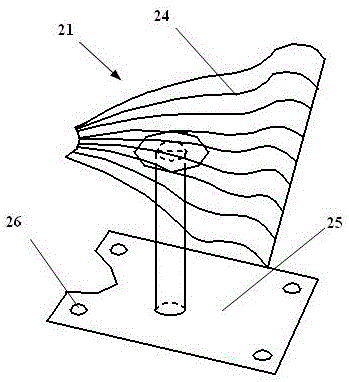 Modelling method of multiple-tree-in-one-pillar tree seat