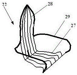 Modelling method of multiple-tree-in-one-pillar tree seat