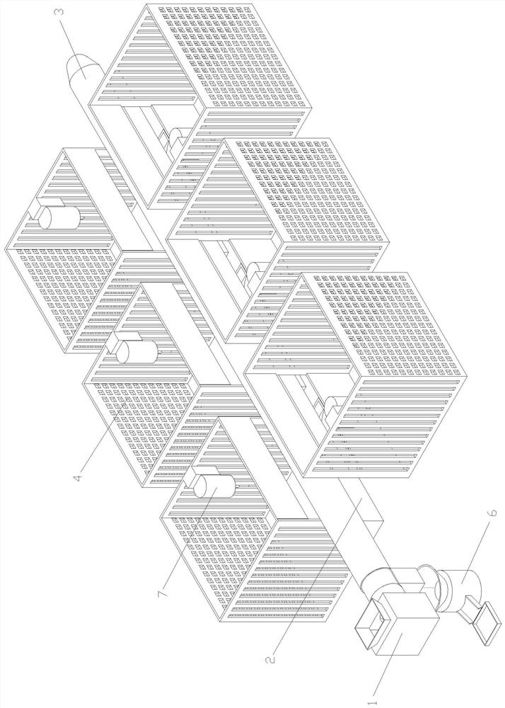 High-efficiency fattening and breeding device for rabbits and breeding method thereof