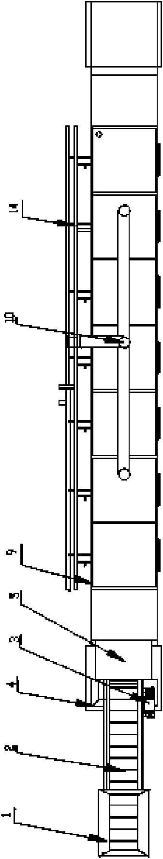 Continuous-type microwave hot air combined drying equipment