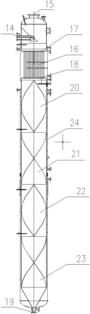 Polyamide polymerization production process and equipment used