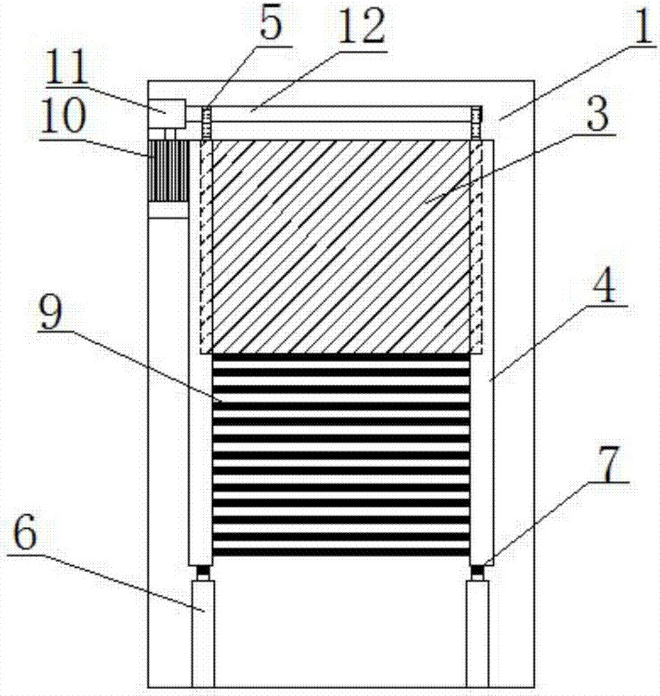 Waterproof outdoor communication cabinet with efficient heat dissipation and ventilation effect