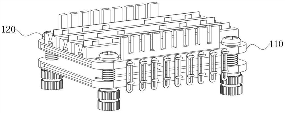 Computer main memory based on multi-layer side-by-side plug-in lifting