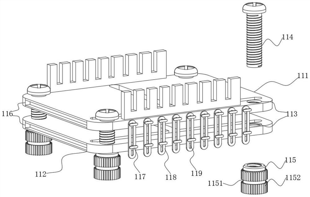 Computer main memory based on multi-layer side-by-side plug-in lifting