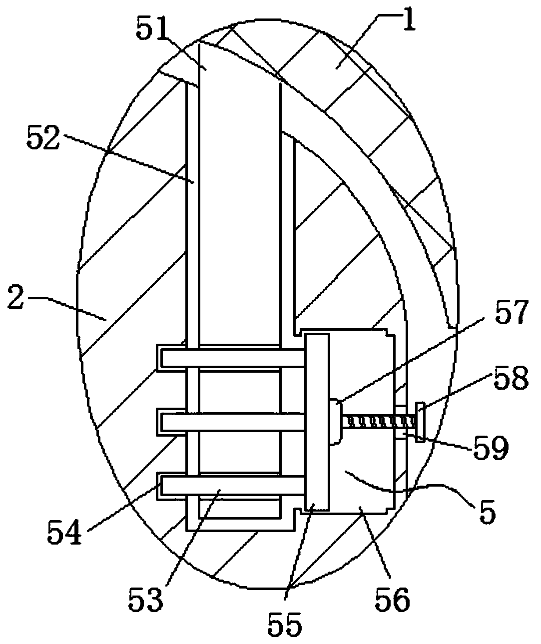 Wind power generation equipment with detachable base