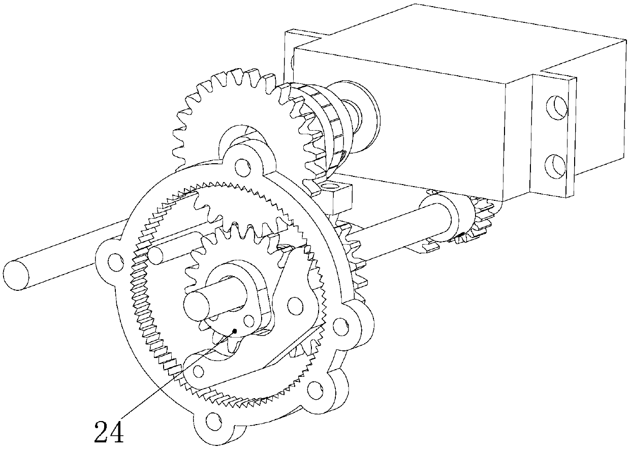 Hopping robot with posture balance adjustment mechanism