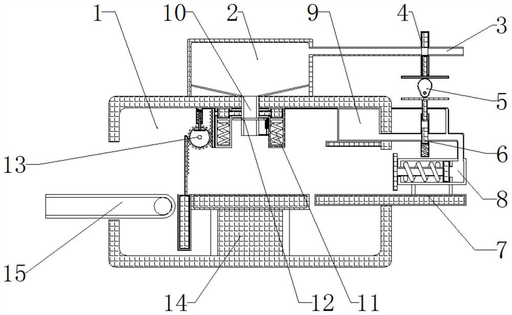 A device for intelligently manufacturing battery quantitative counterparts and quickly injecting sulfuric acid