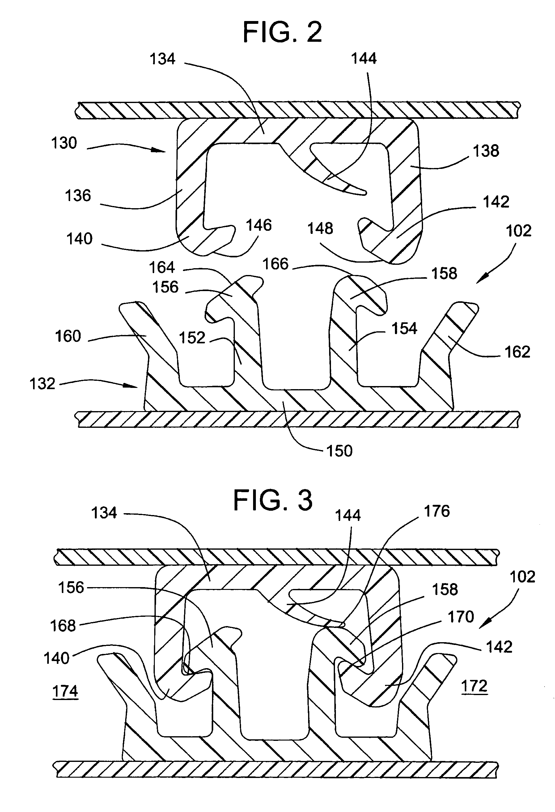 Leak proof closure device with spring member