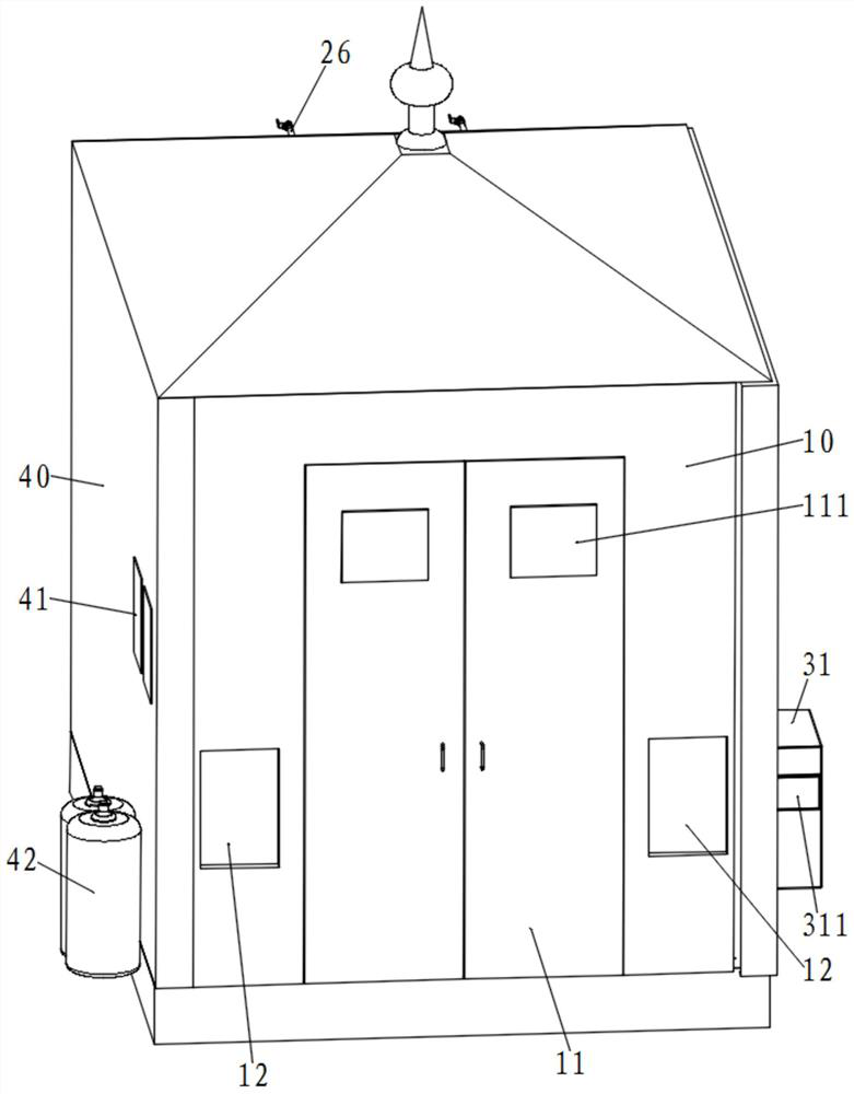 Movable intelligent hazardous waste warehouse