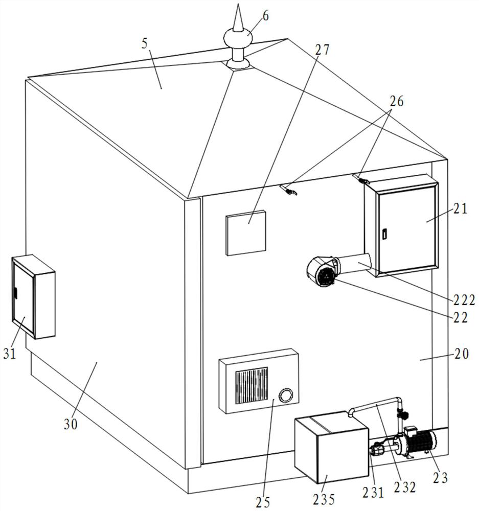 Movable intelligent hazardous waste warehouse