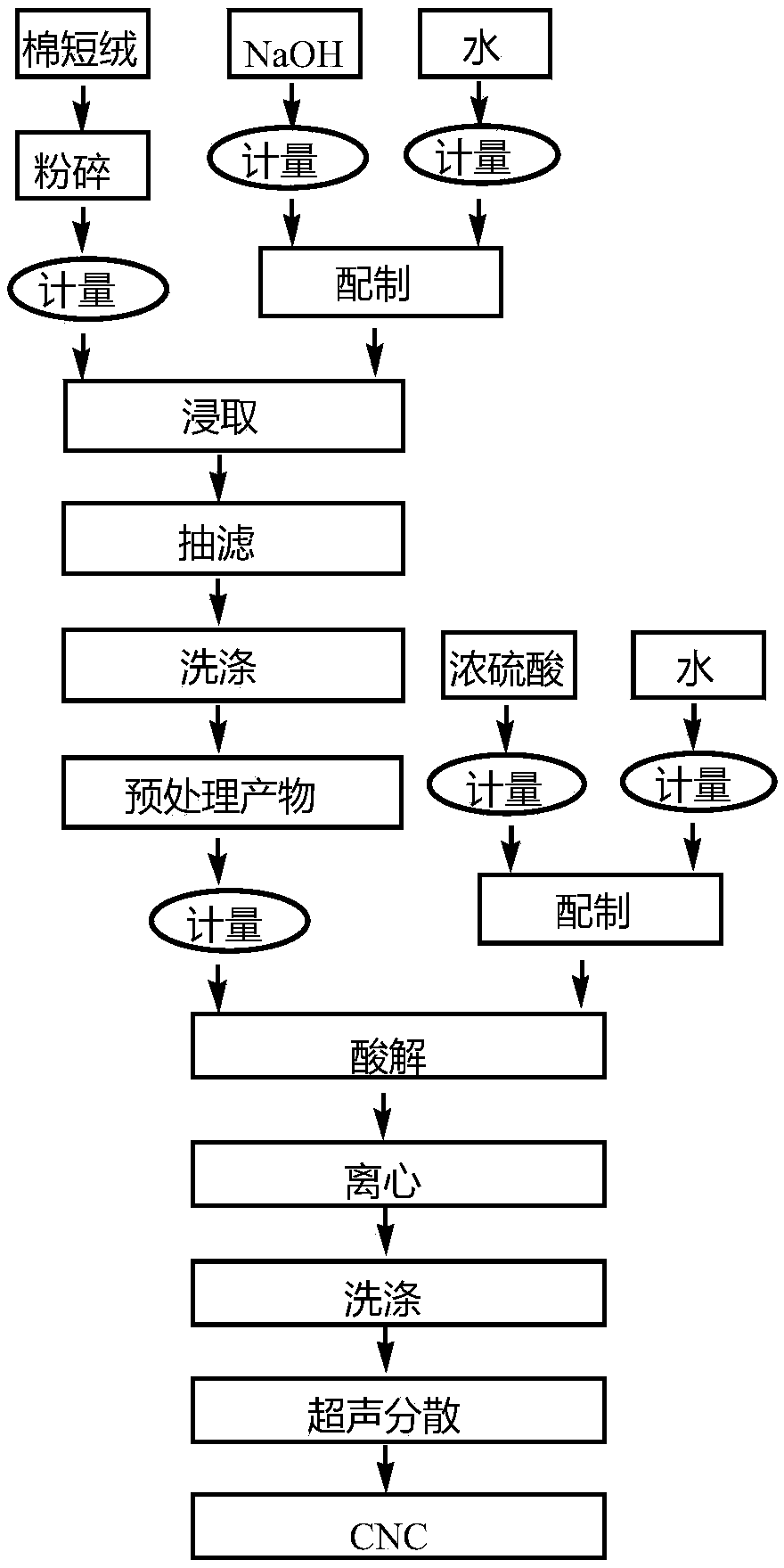 Pilot production line and process for extracting cellulose nanocrystals from biomass resources