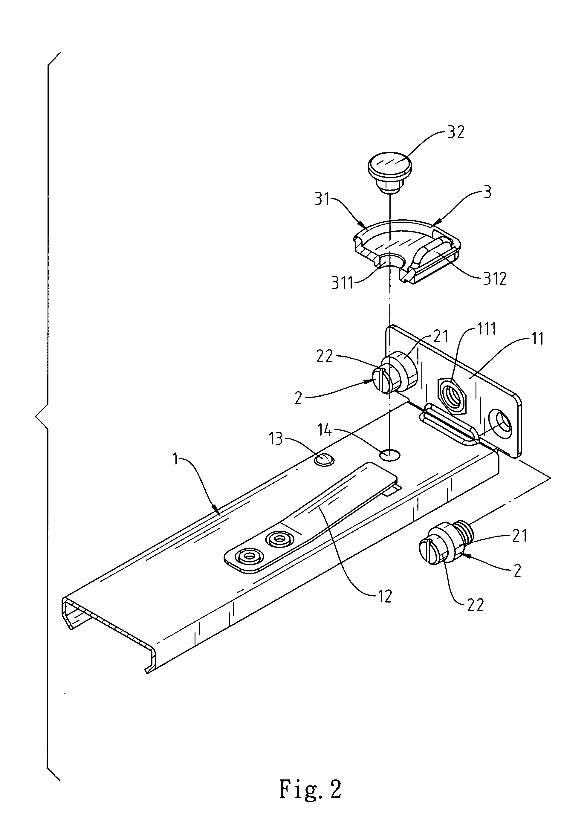 Rotary-type fastening structure