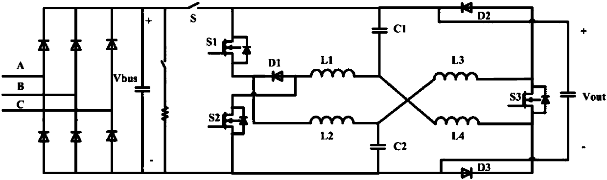 Charging voltage stabilization module of communication power supply