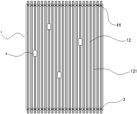 Raw bamboo decoration structure