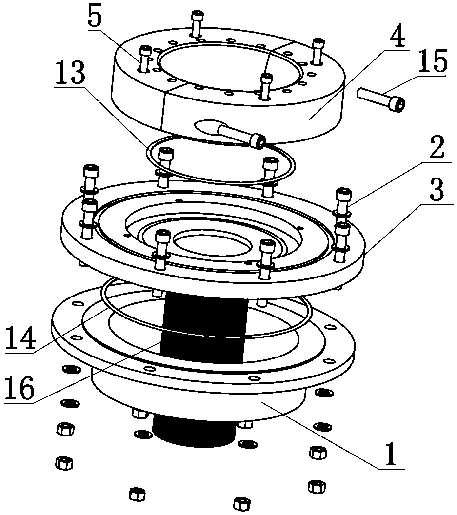 Airtight platform anchoring device