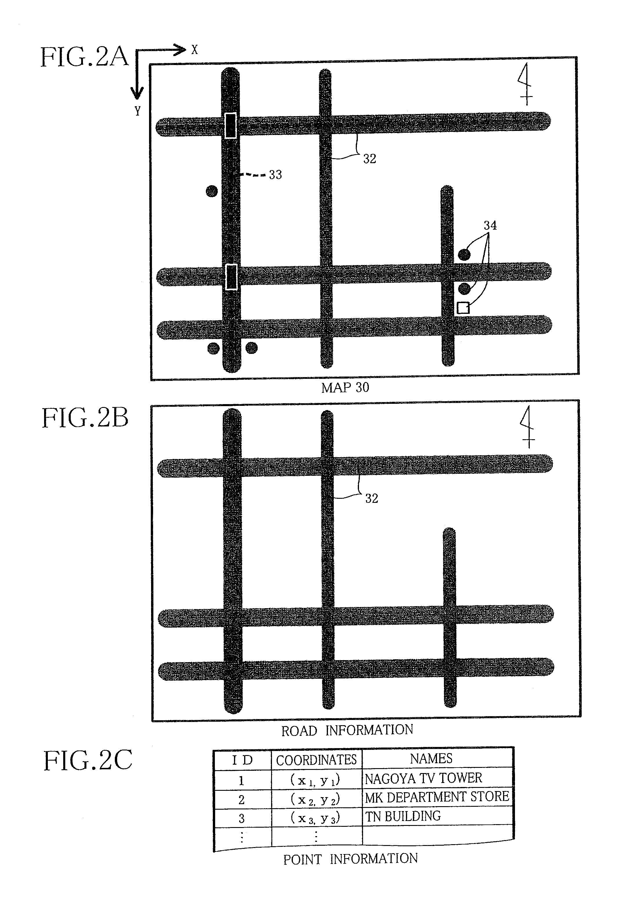 Map generating device, and memory medium storing map generating program