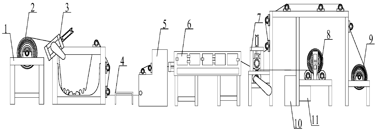 Environment-friendly water-permeable grass prevention cloth and production equipment