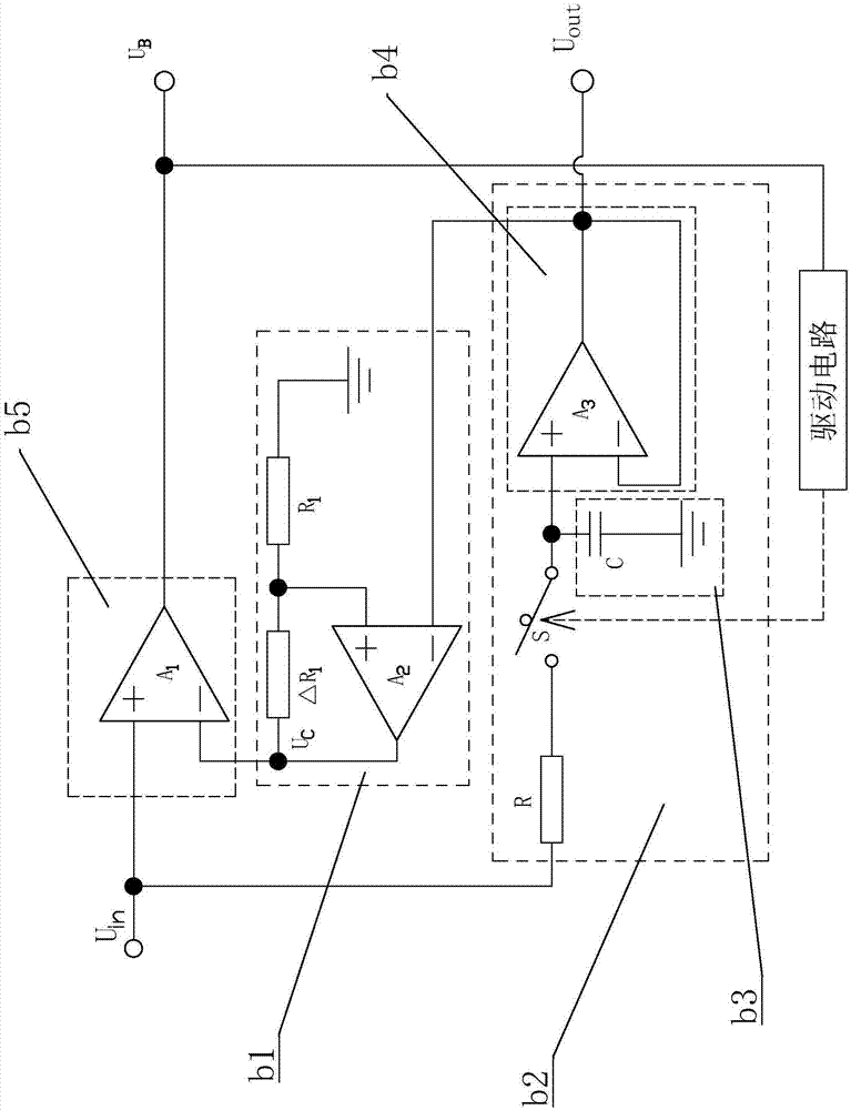 Peak value and over-peak moment tracking detection circuit