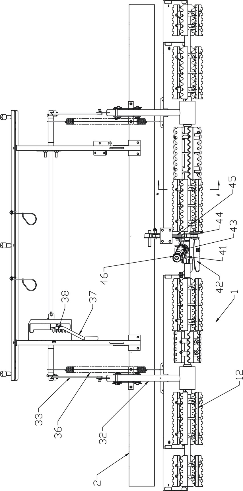 Paddy field filling device of rice transplanter