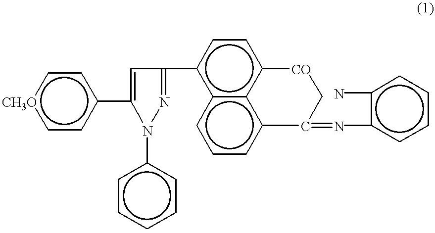 Green organic luminophor