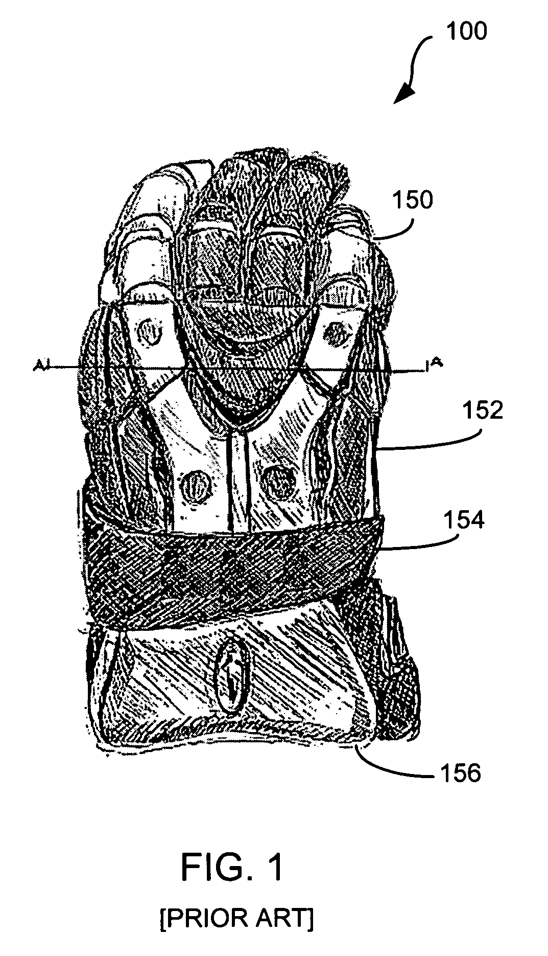 Protective glove with independent pads