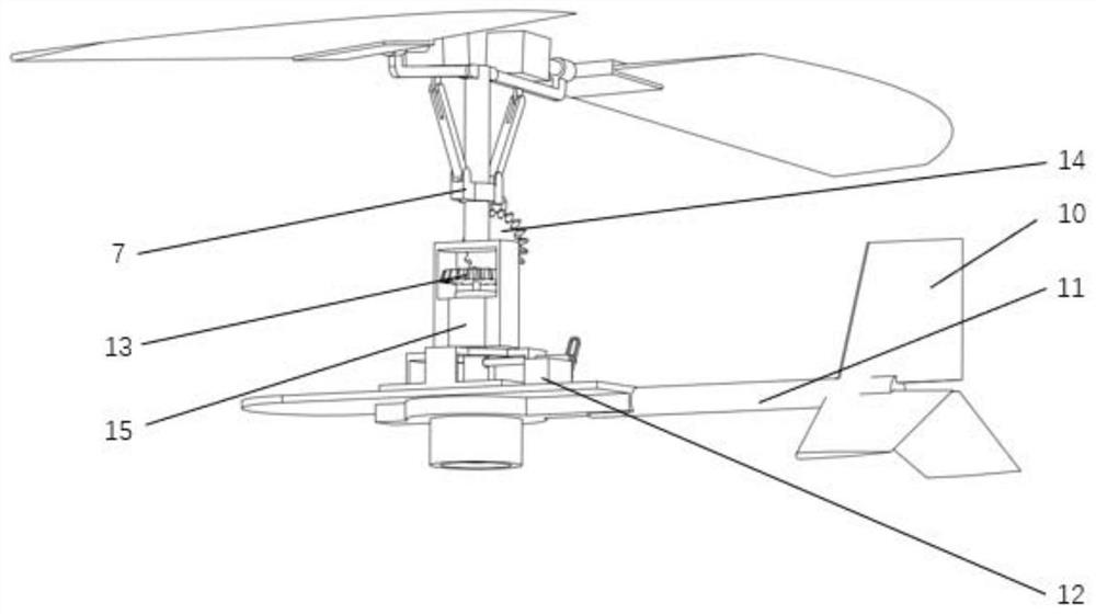 Imitation dragonfly multi-mode conversion micro-miniature unmanned aerial vehicle with turnover airfoils