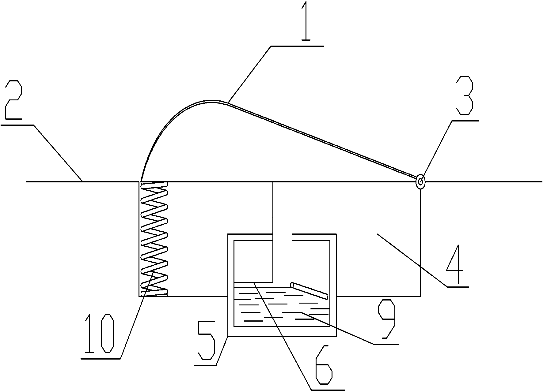 Automatic adjustment deceleration strip with vehicle speed identification function