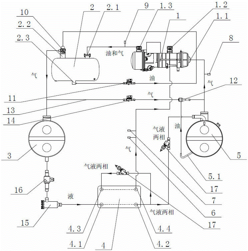 Falling-film high-temperature heat pump system