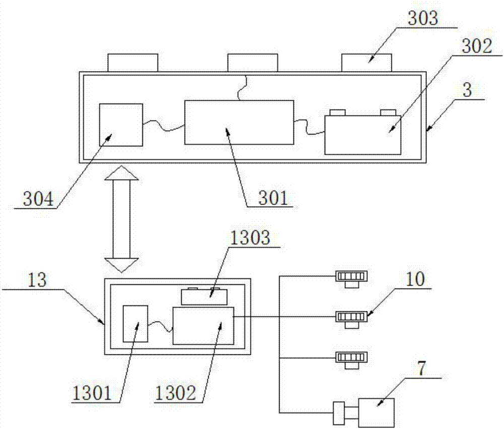 Multi-area water sampling device