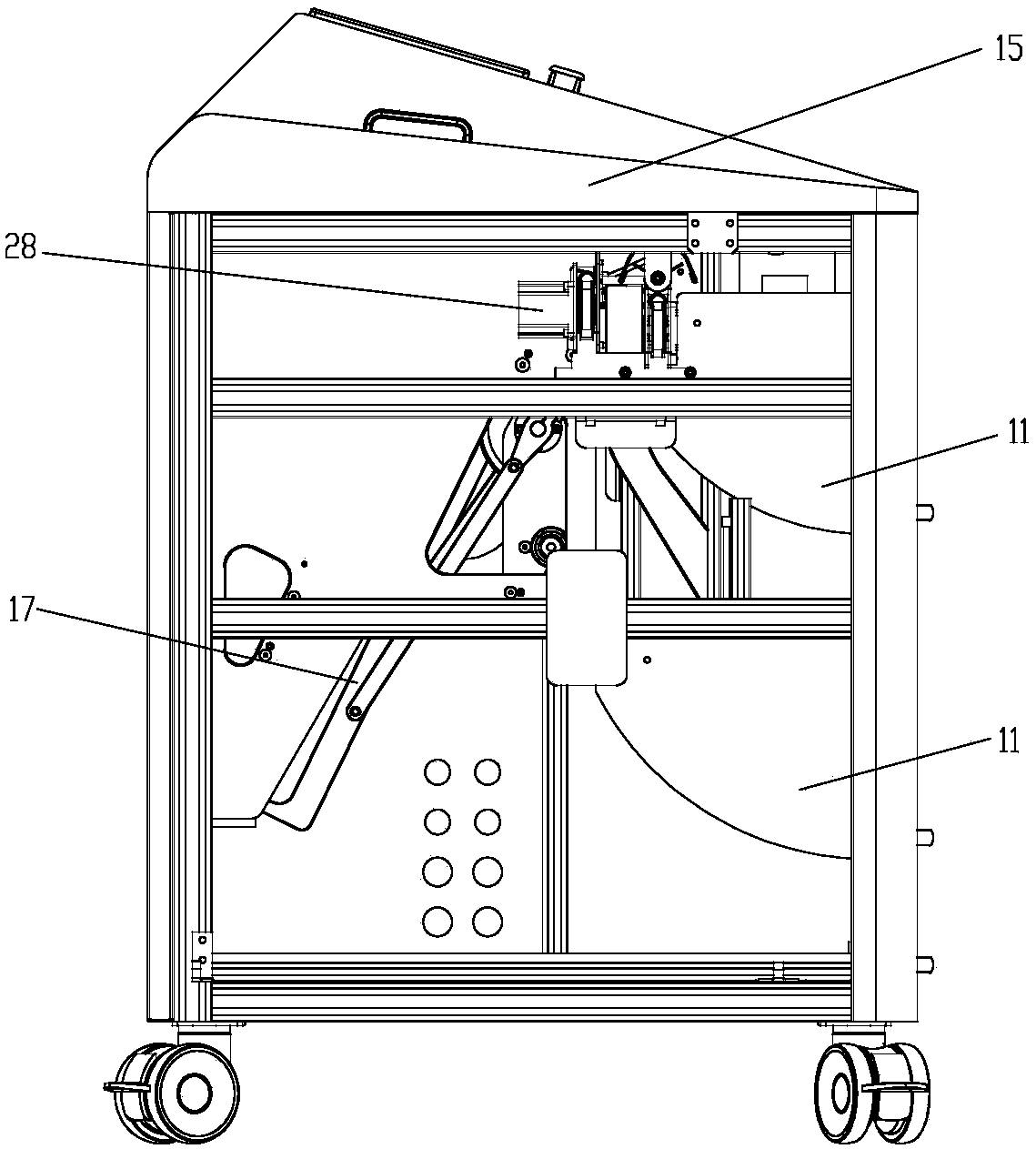 An item sorting system and sorting method